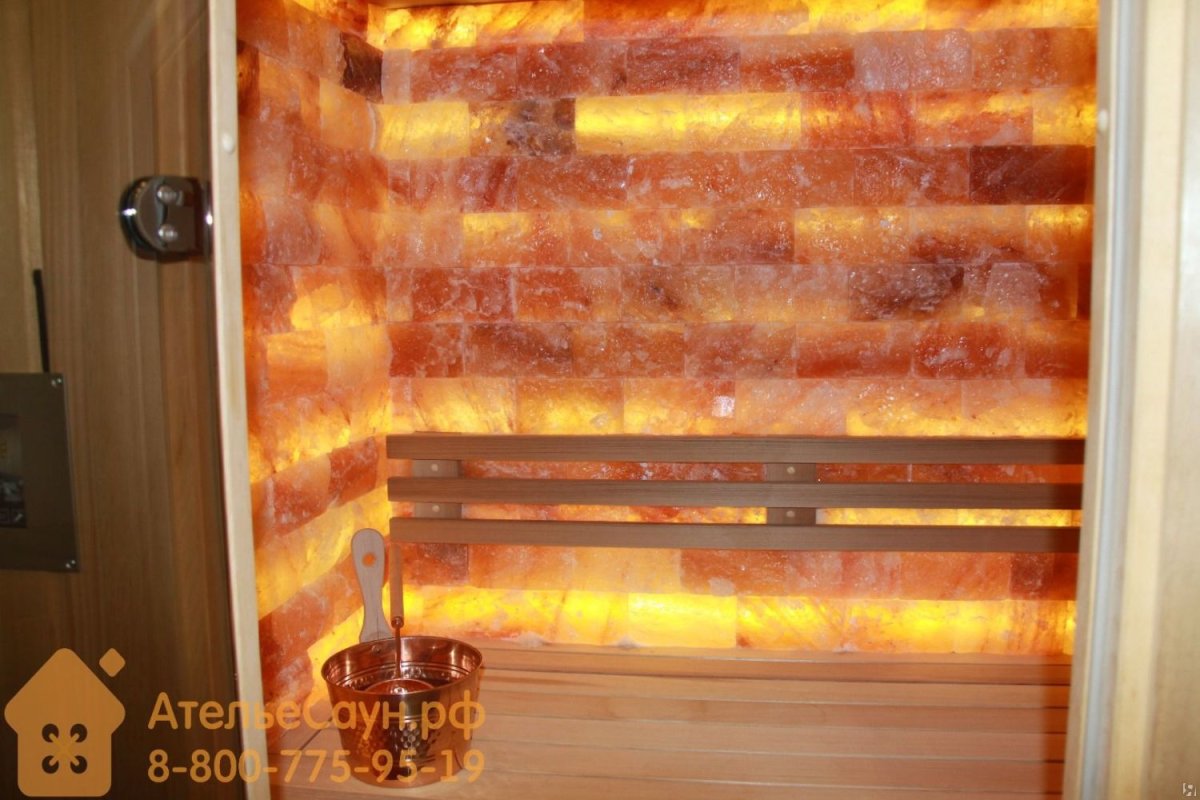 Гималайская соль плитка в интерьере