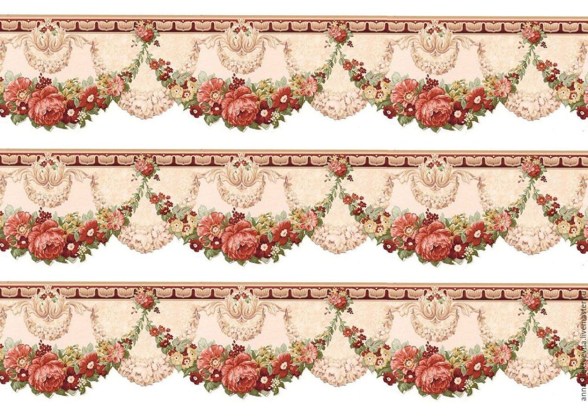 Красивые бордюры для декупажа