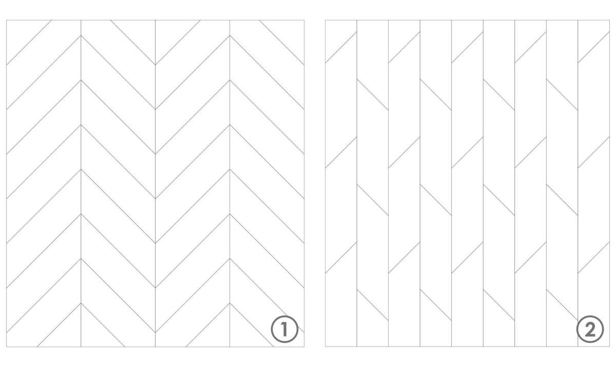 Французская ёлка "Chevron Wood Bee" американский орех Селект