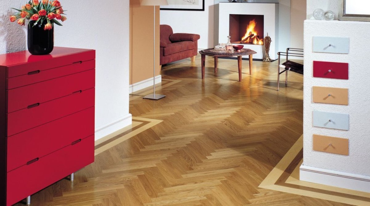 Полы Coswick Chevron collection American Walnut