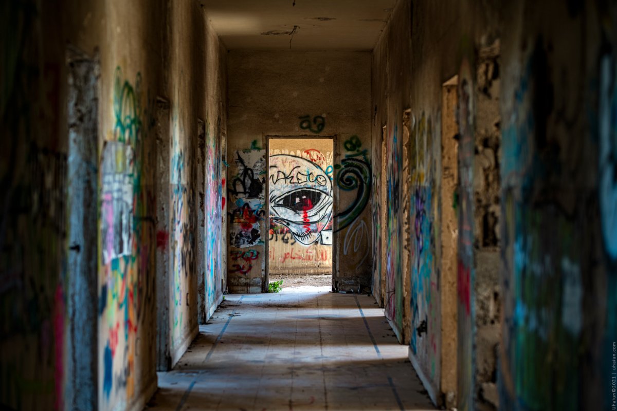 Внутренний дворик заброшки