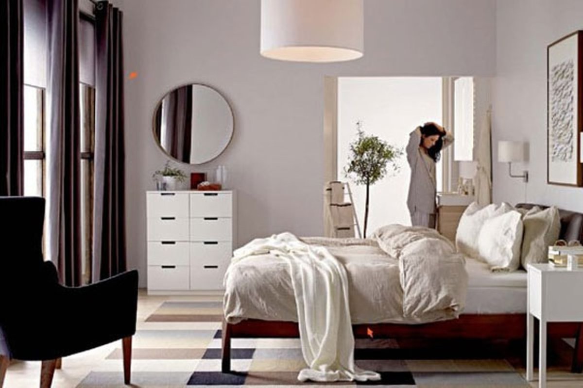 Икея Скандинавская спальня