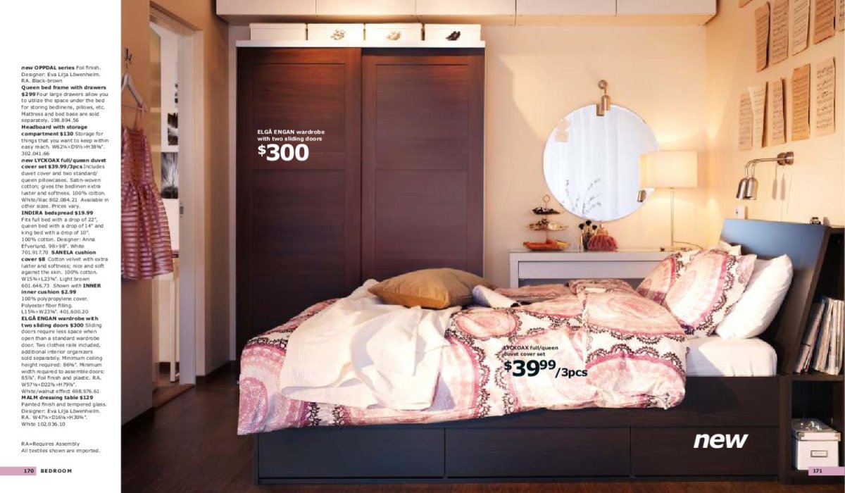 Спальня икеа