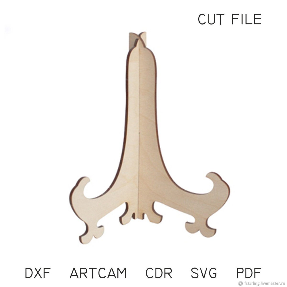 Подставка под тарелку DXF