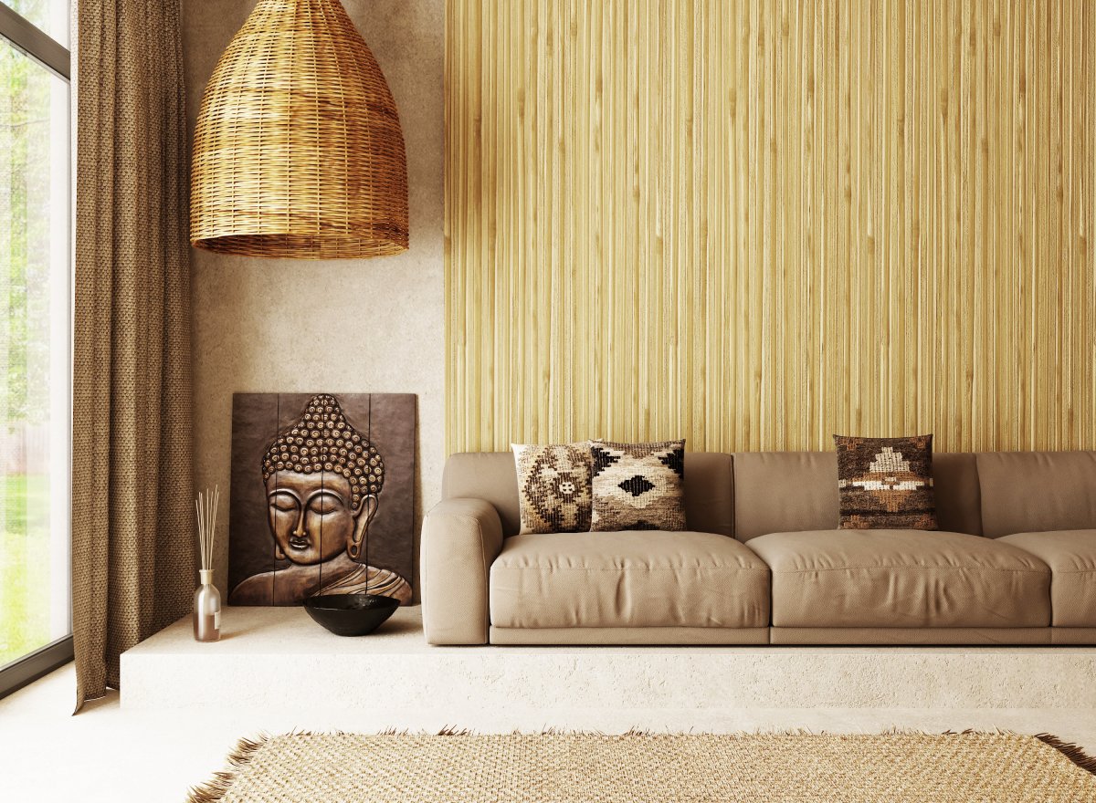 Стеновые панели из ротанга