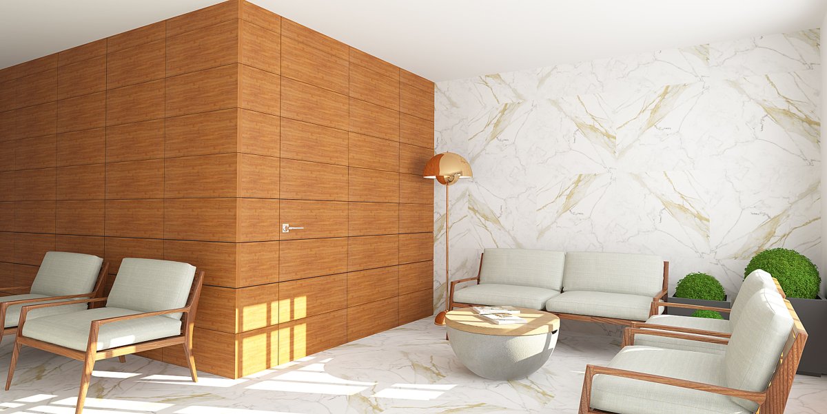 Реечные перегородки Хольц