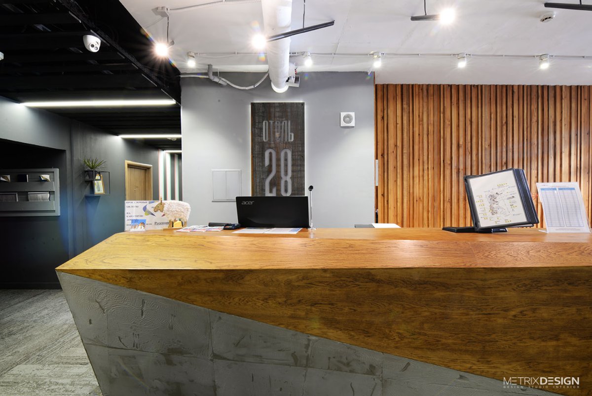 Ресепшн из искусственного камня Loft
