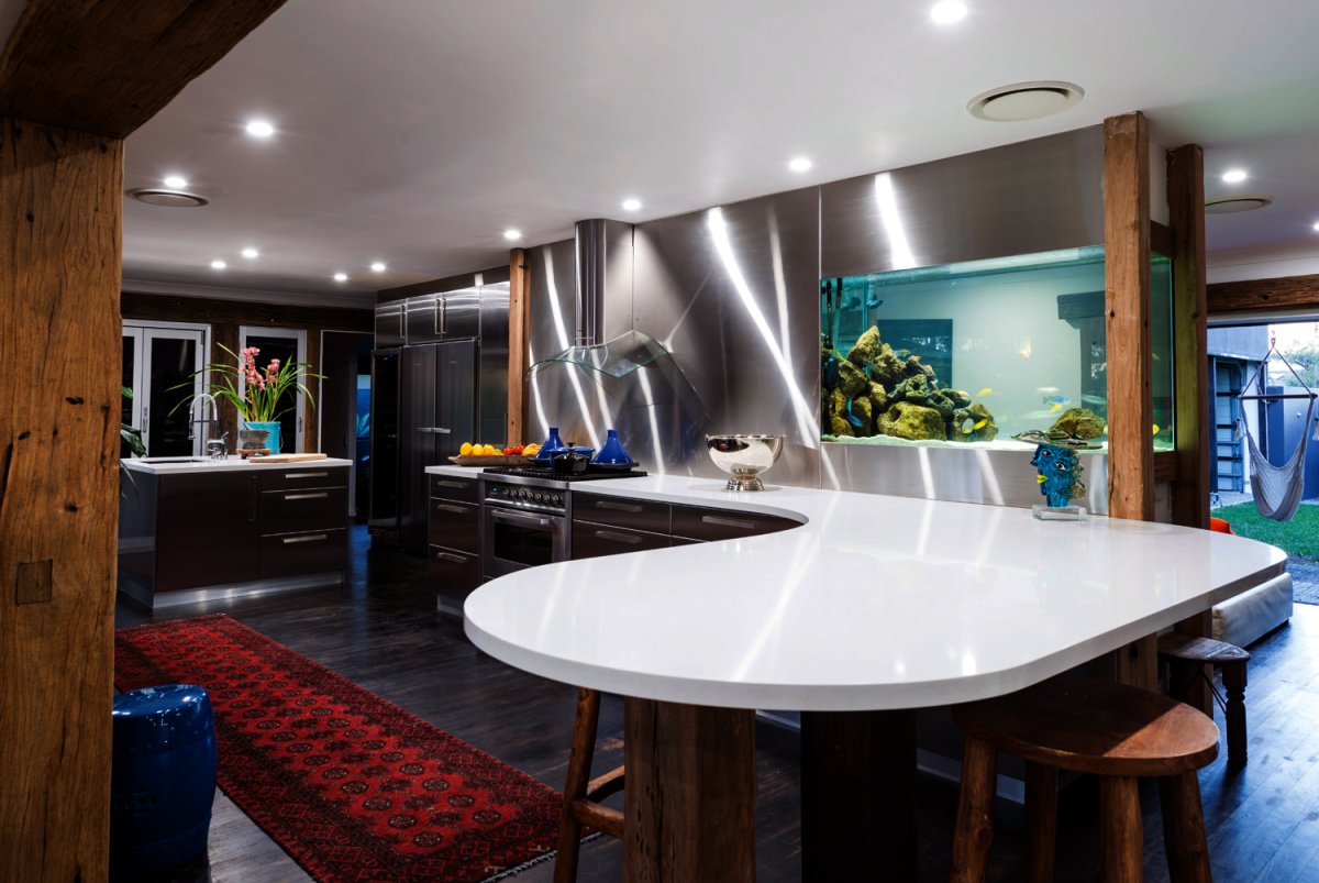 Аквариум в современном интерьере