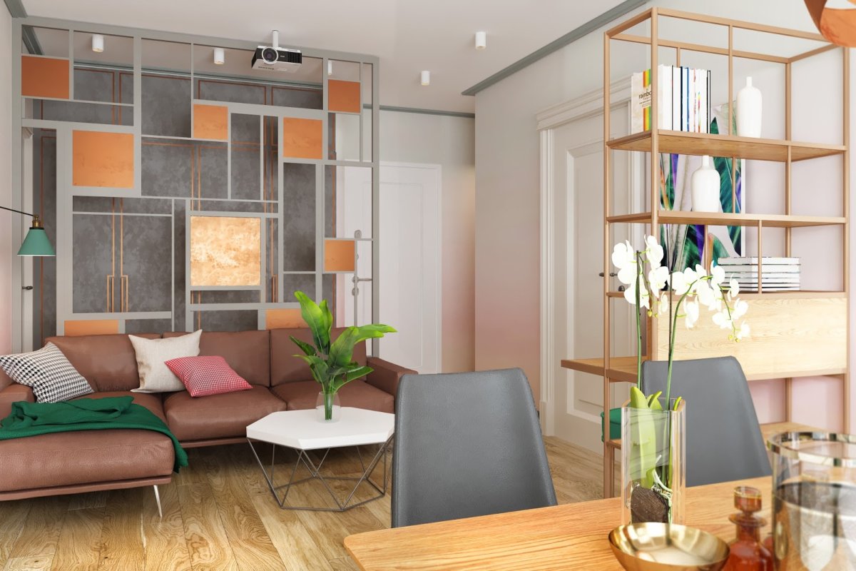 Перегородка для зонирования комнаты