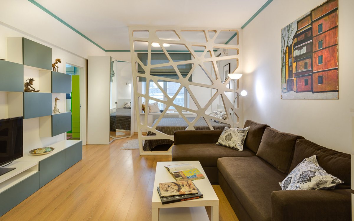 Перегородка для зонирования комнаты