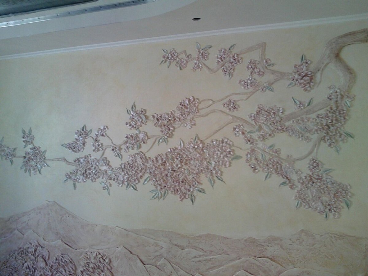 Барельеф Сакура