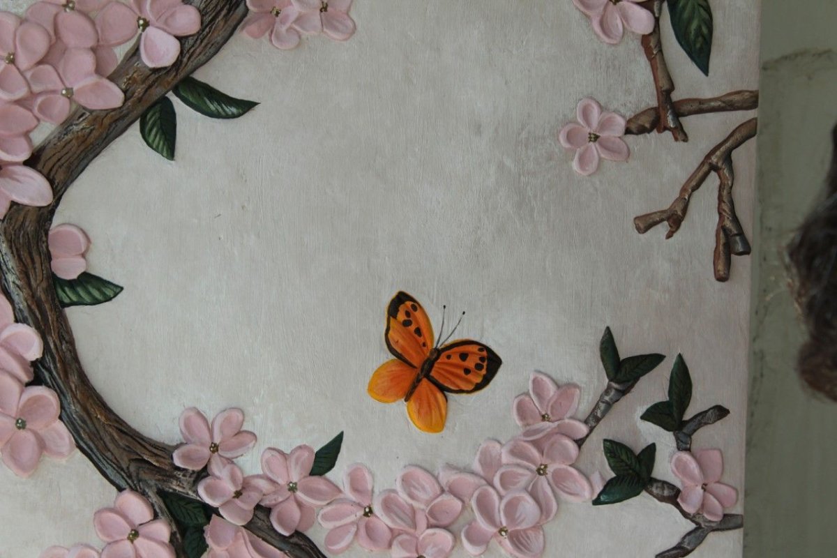 Барельеф Сакура