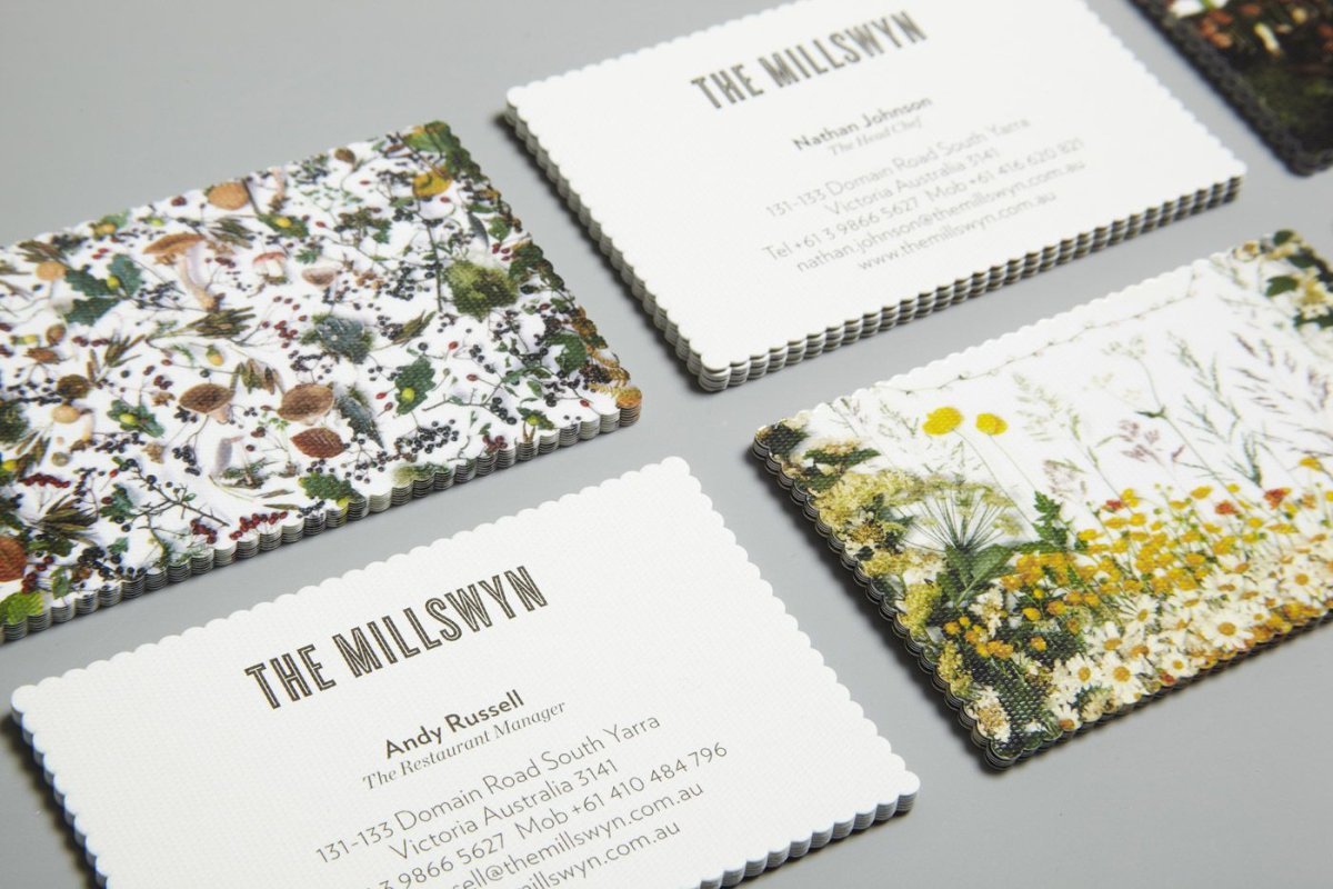 Визитки на садовую тему