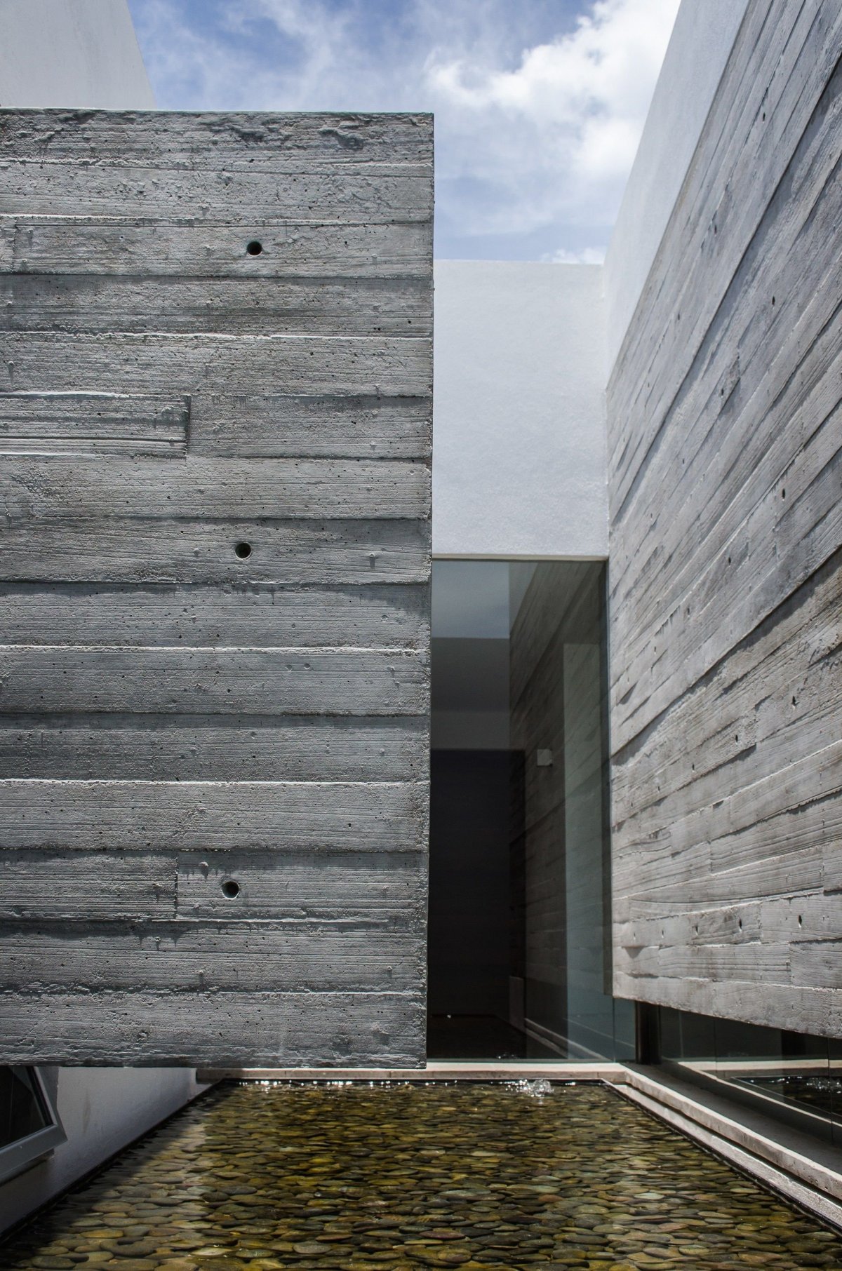 Фасад из бетона