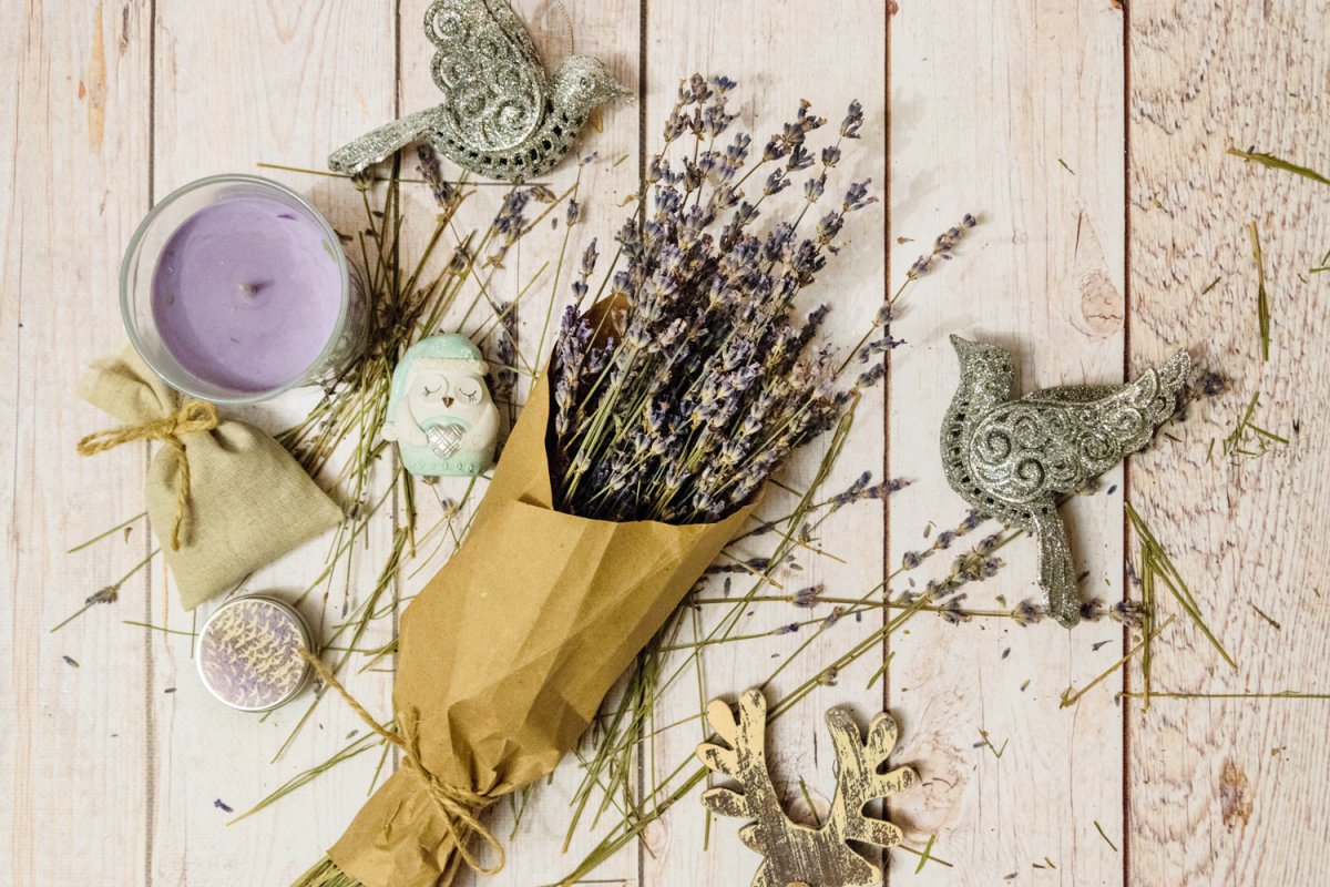 Скрапбукинг из сухоцветов