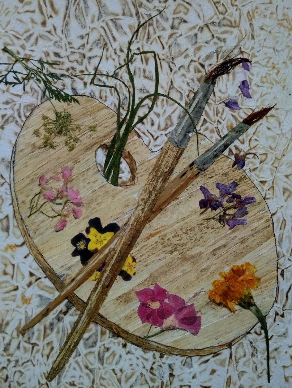 Фитокартины из сухоцветов