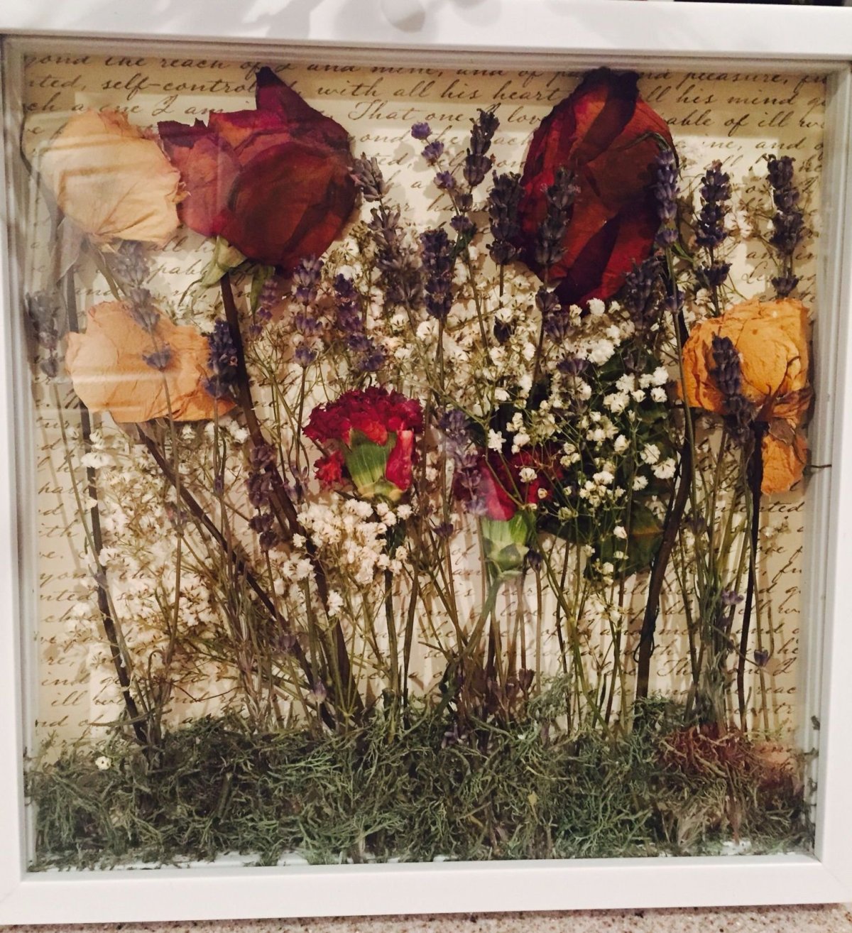 Подвесные композиции из сухоцветов