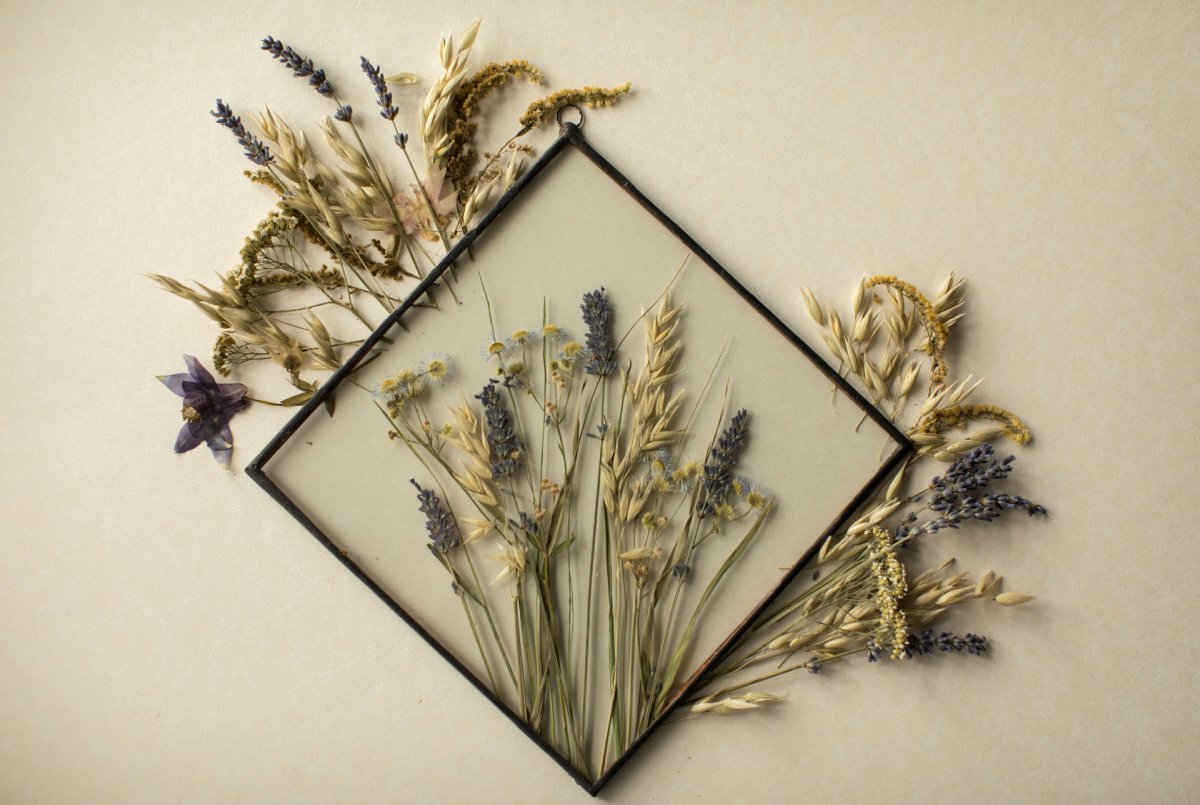 Мастер класс Тиффани гербарий
