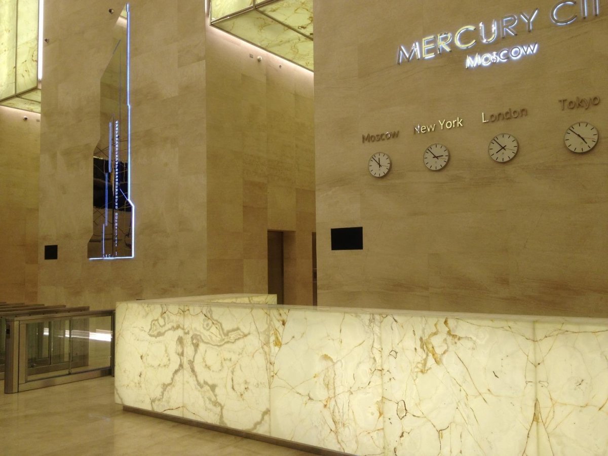 Башня Меркурий Москва внутри