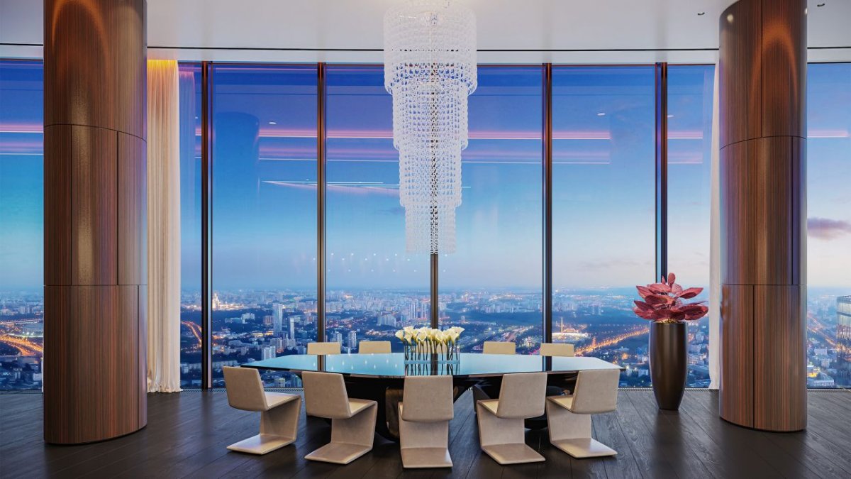 Пентхаус Москва Сити башня Меркурий