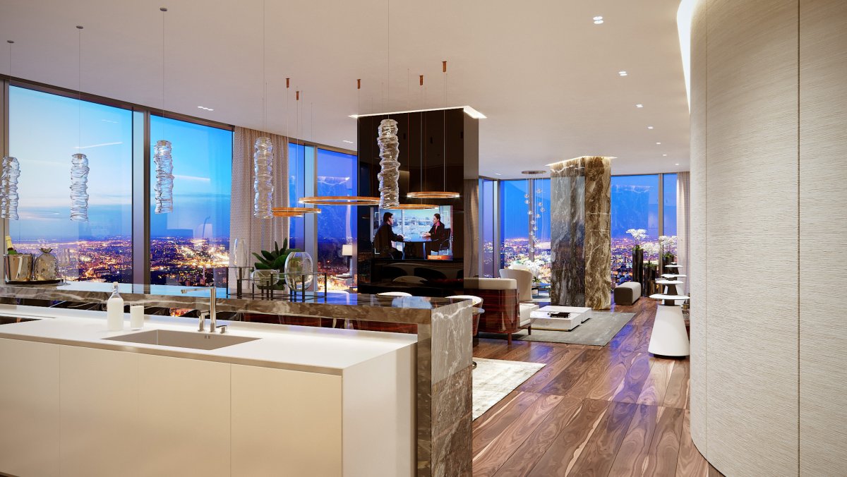 Апартаменты башня Федерация пентхаус