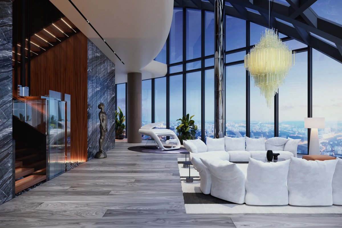 Апартаменты башня Федерация пентхаус