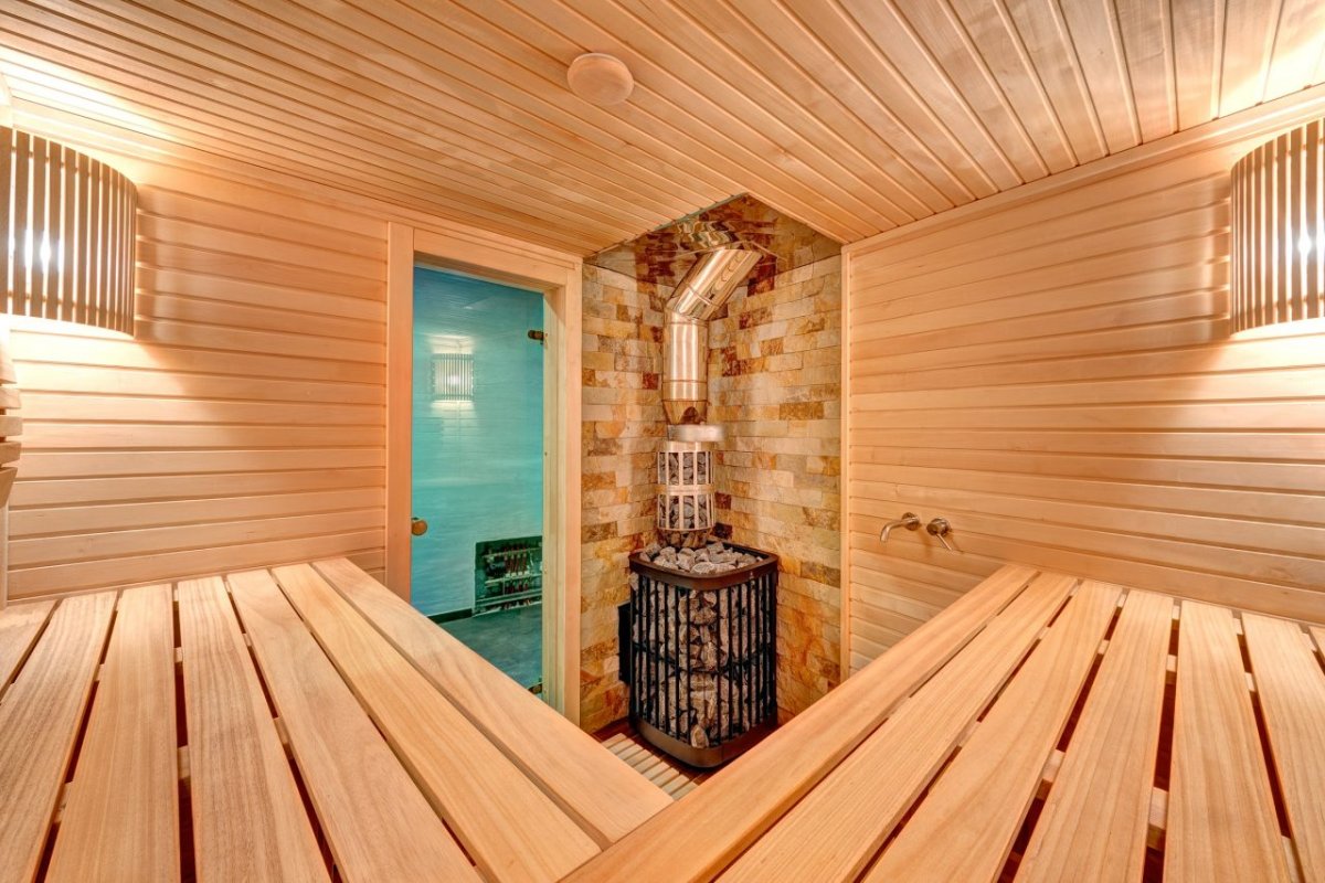 Отделка сауны вагонкой горизонтально