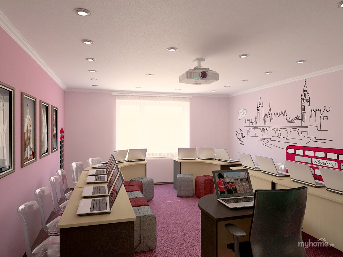 Интерьер языковой школы