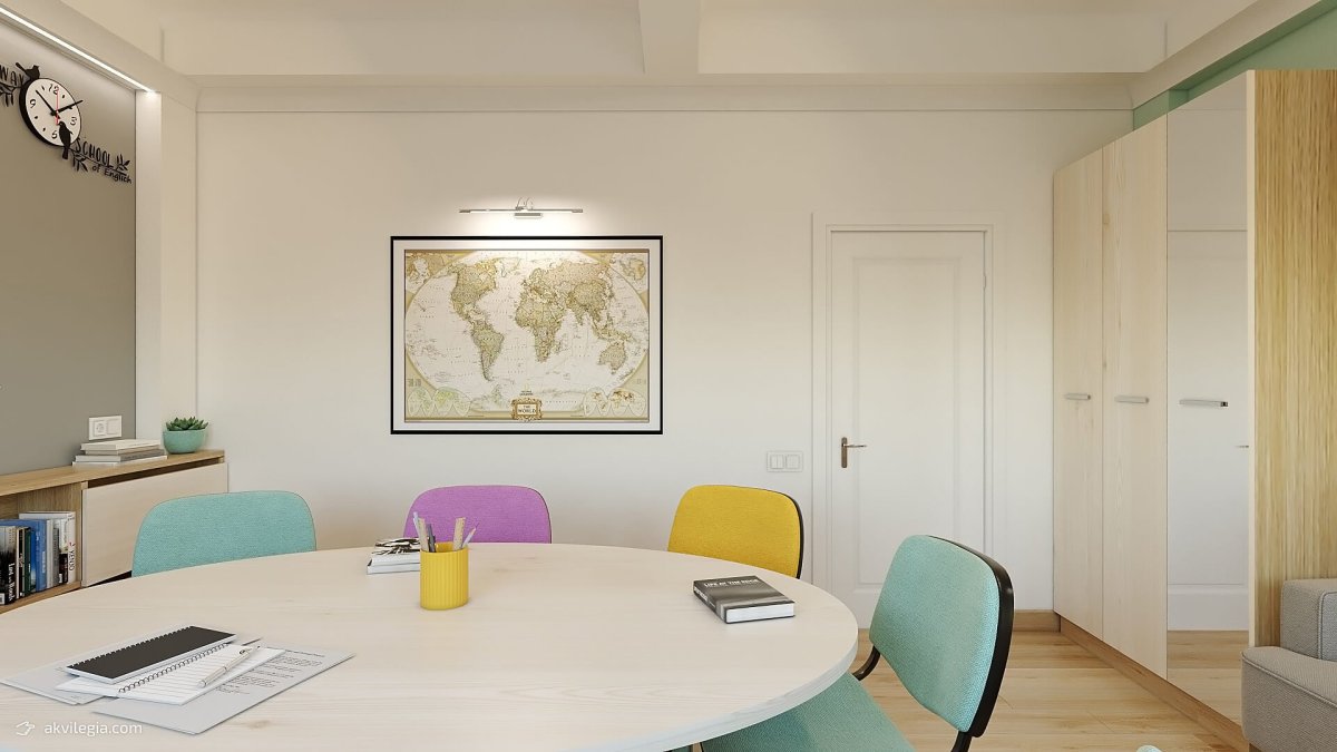 Кабинет английского школа 612