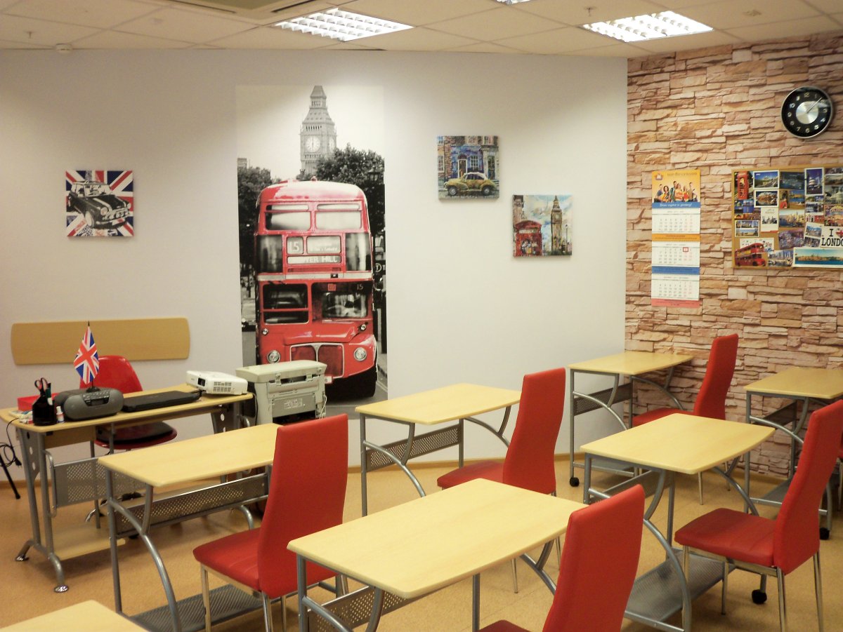Интерьер языковой школы