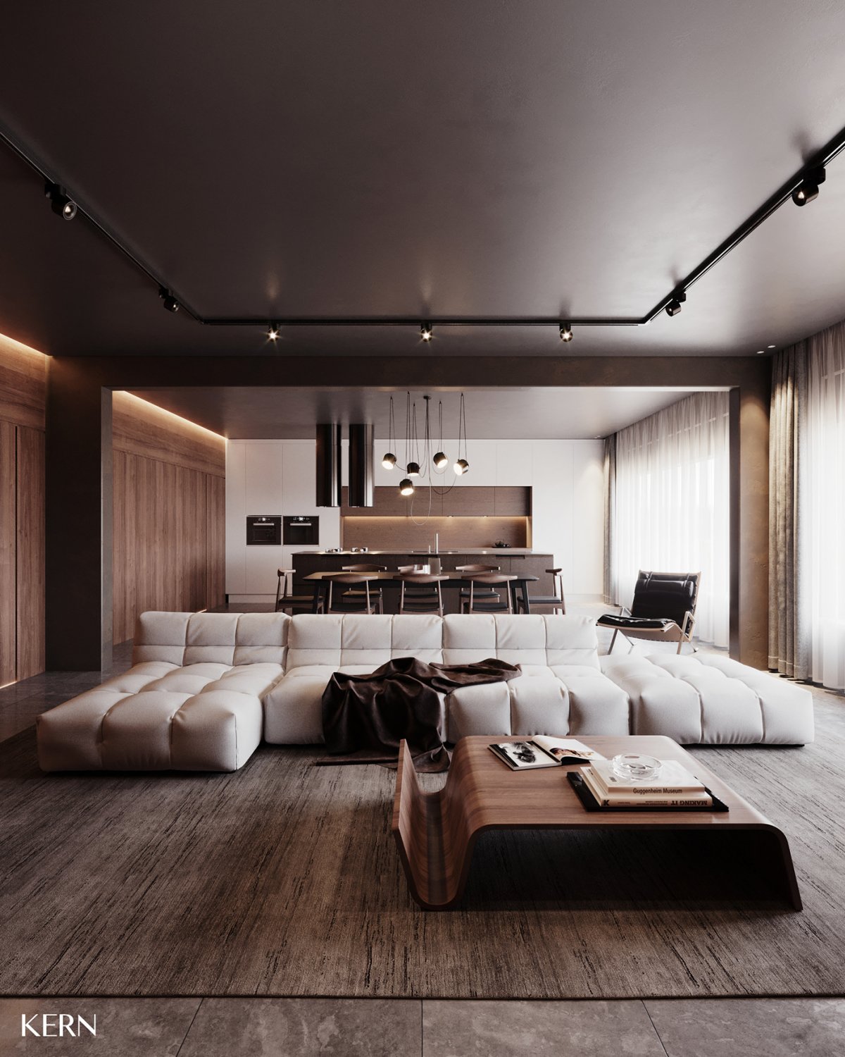 Квартира в стиле лофт Минимализм