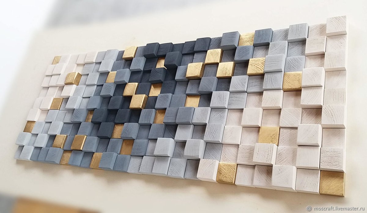 Деревянное панно на стену