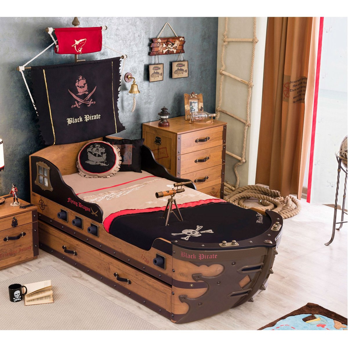 Кровать haba корабль