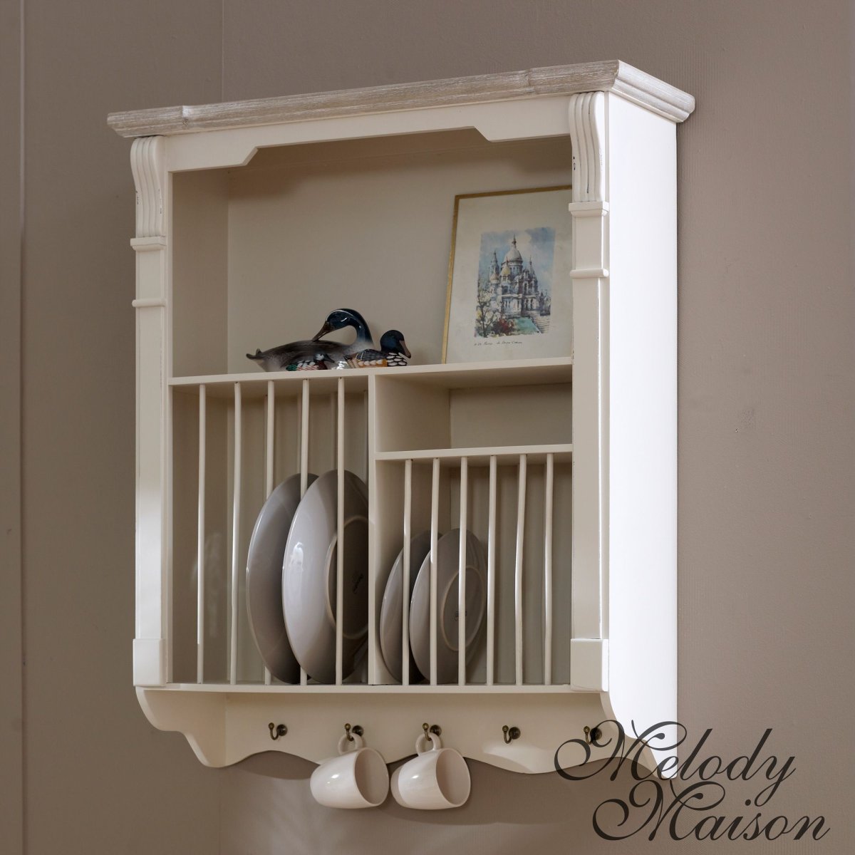 Полка для посуды настенная