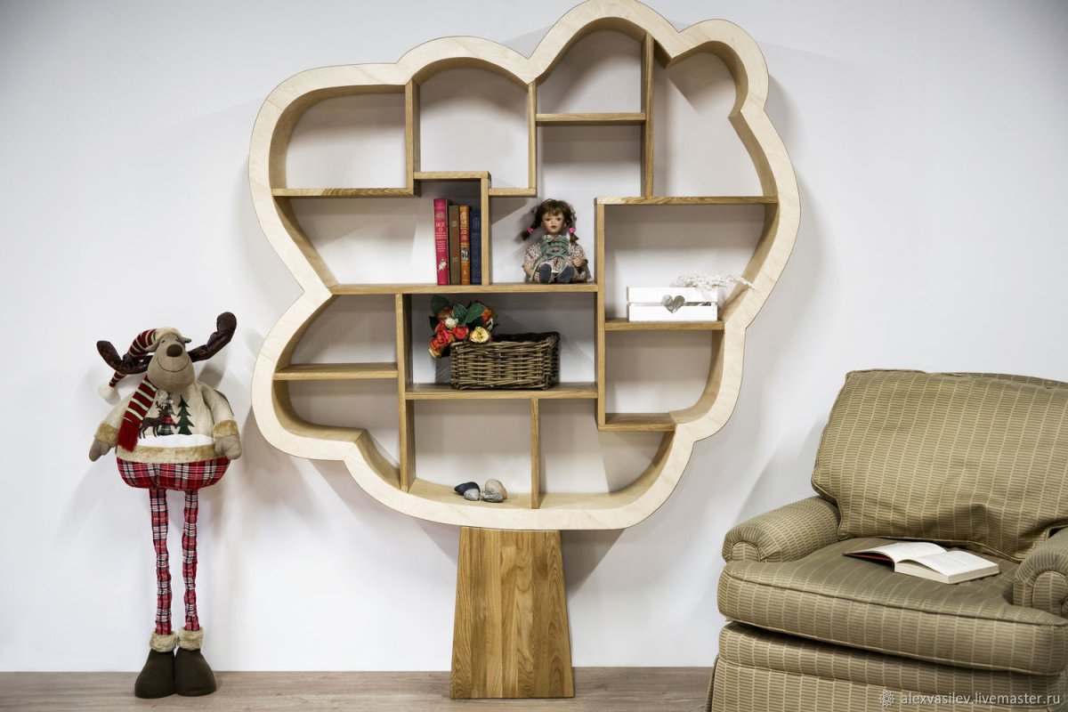 Стеллаж из дерева