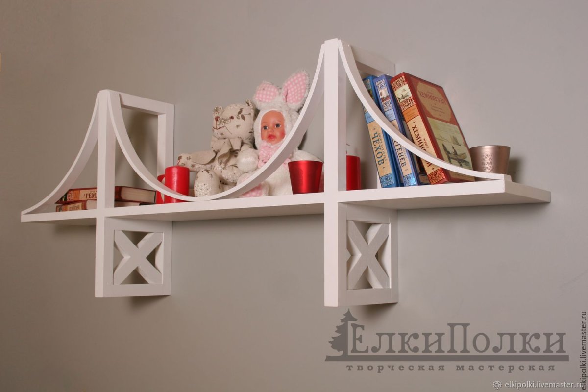 Полочки в детскую из дерева