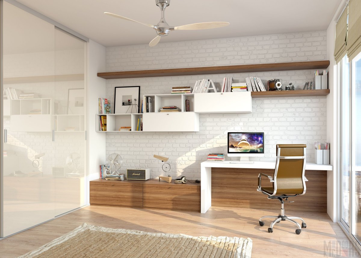 Письменный стол встроенный в шкаф