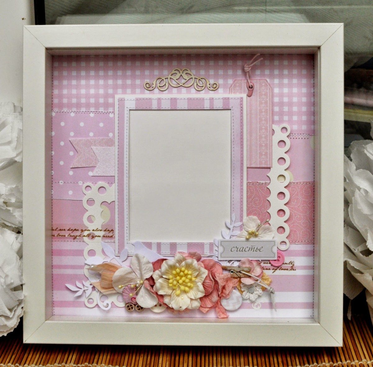 Декор деревянной рамки