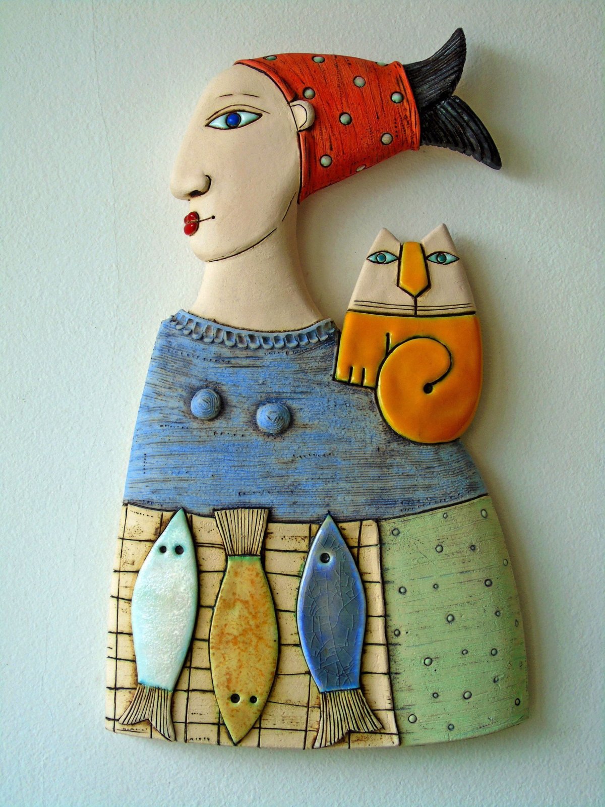 Панно тарелка на стену