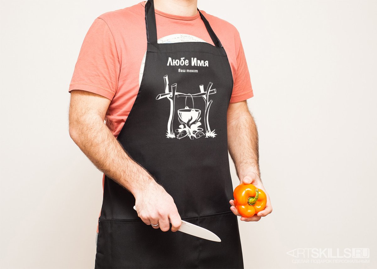 Именной фартук «хозяин кухни»