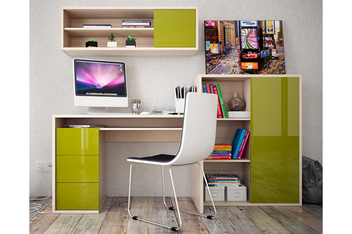 Угловой письменный стол для школьника