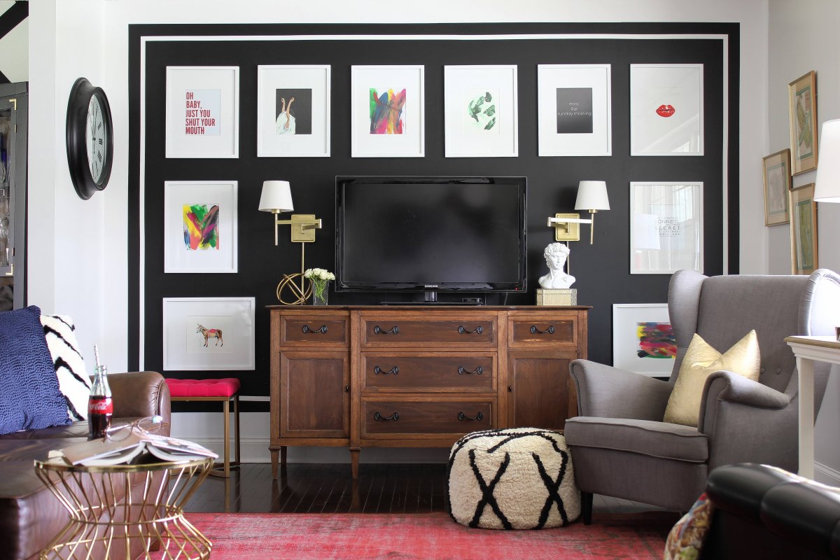 Декоры около телека