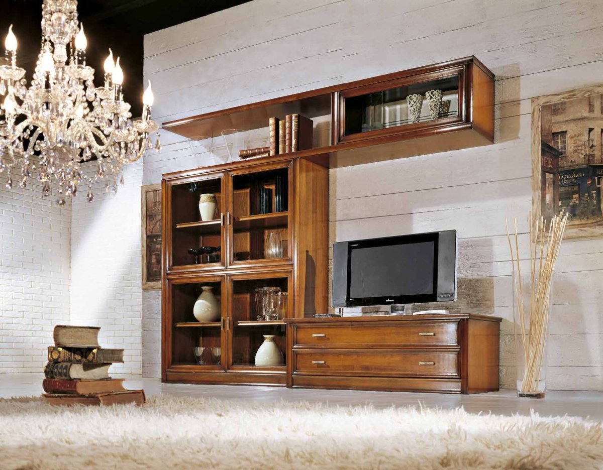 Стенка под телевизор классика