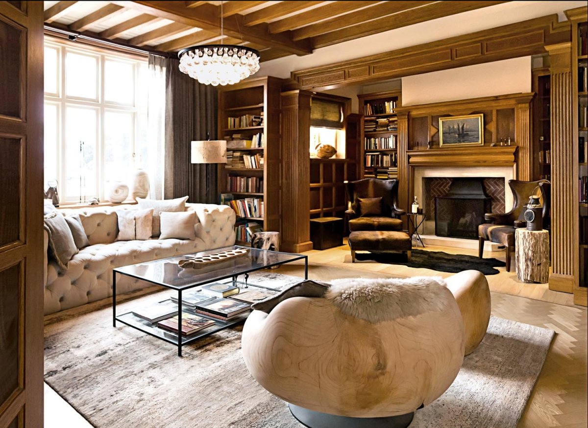 Мебель в гостинную дерево современный стиль