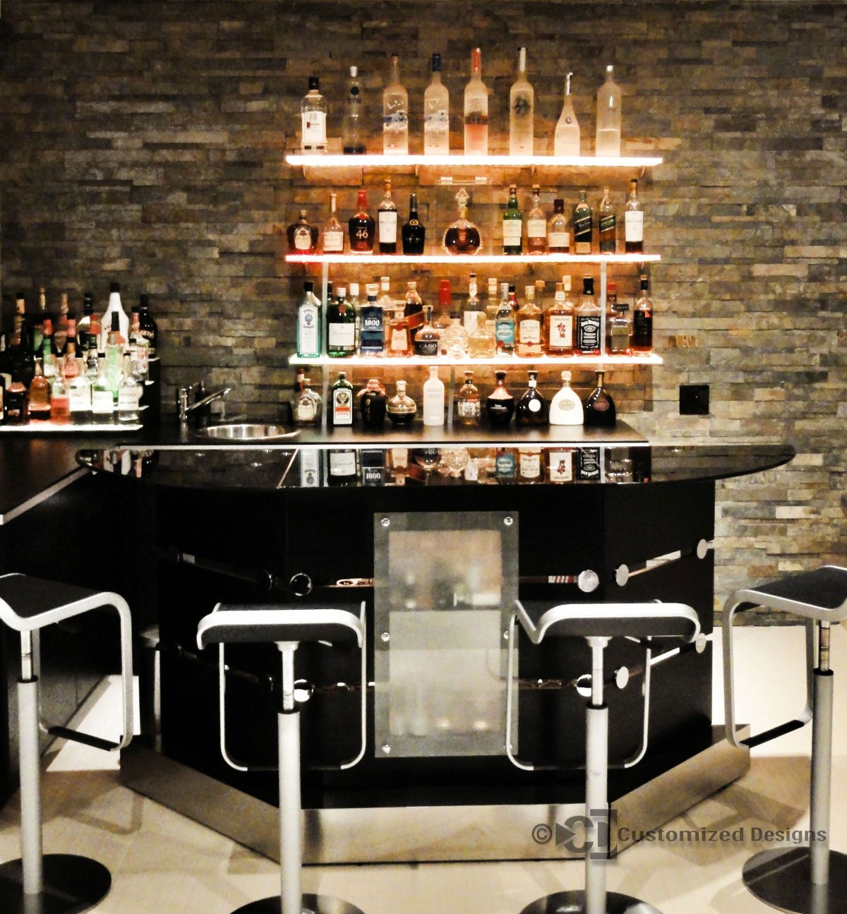 Барные полки