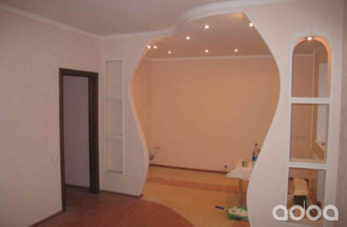 Арка с полочками