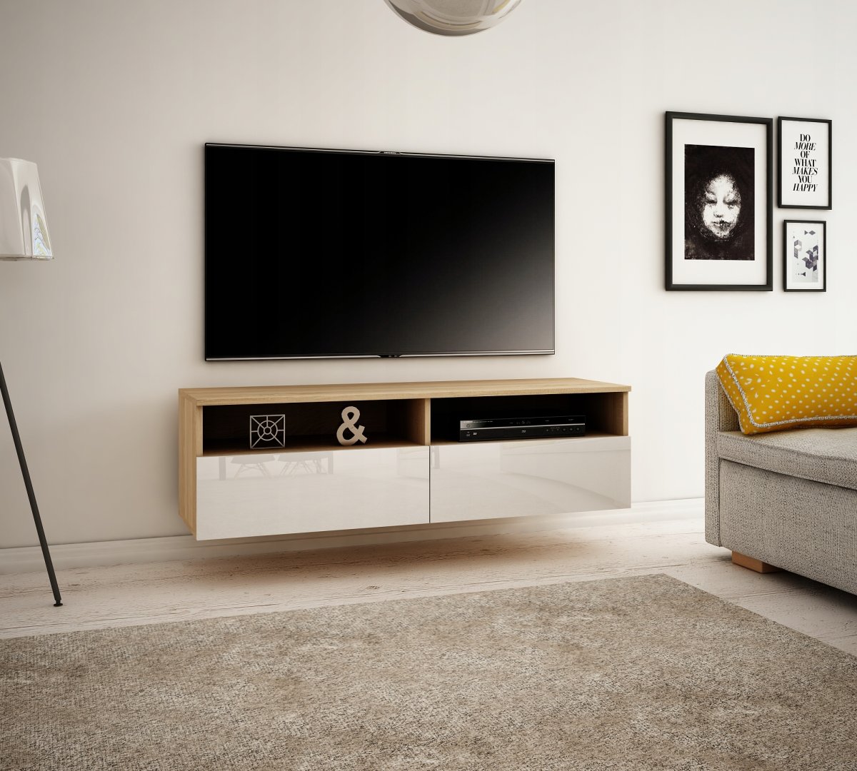 ТВ тумба дуб Вотан