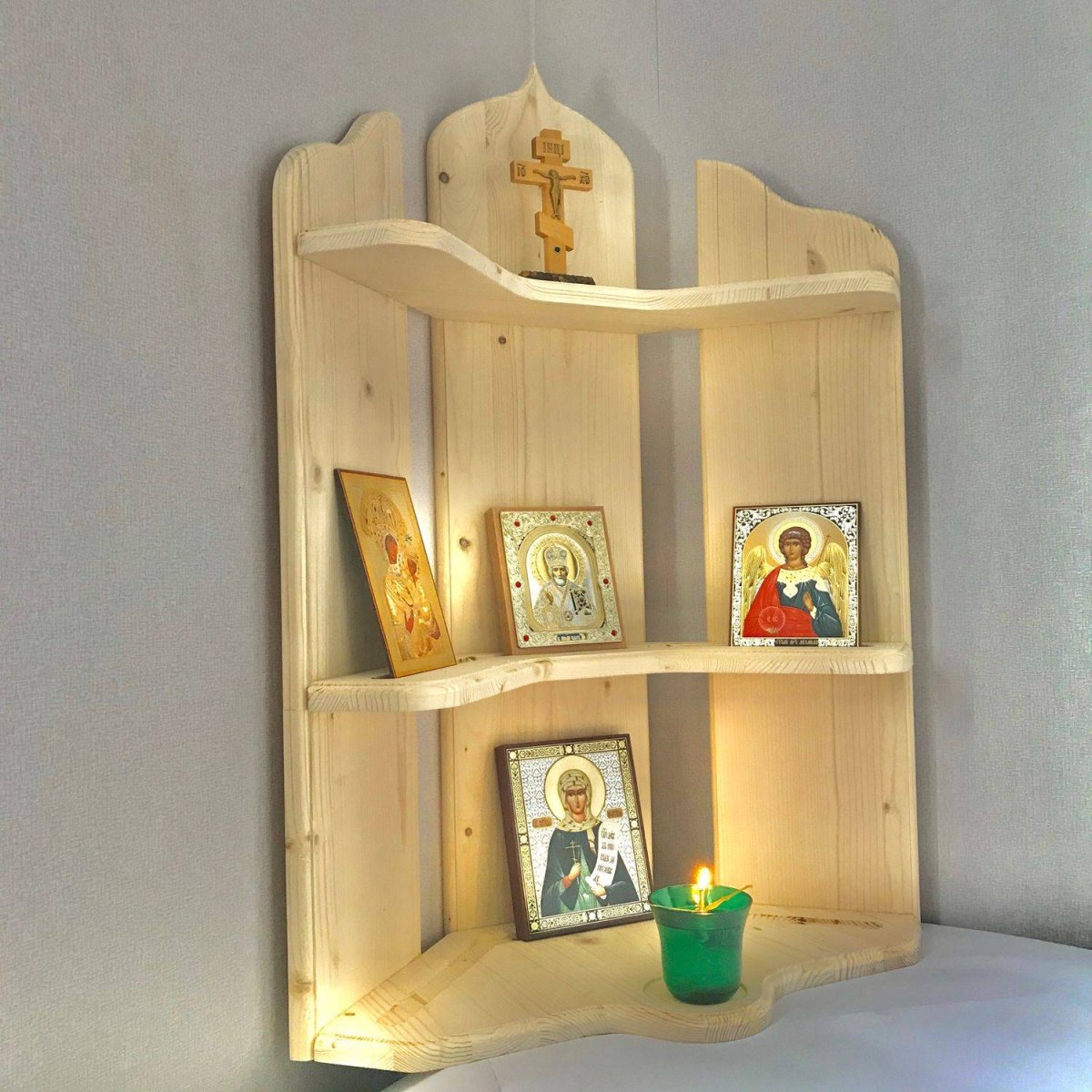 Угловые полки стеллажи