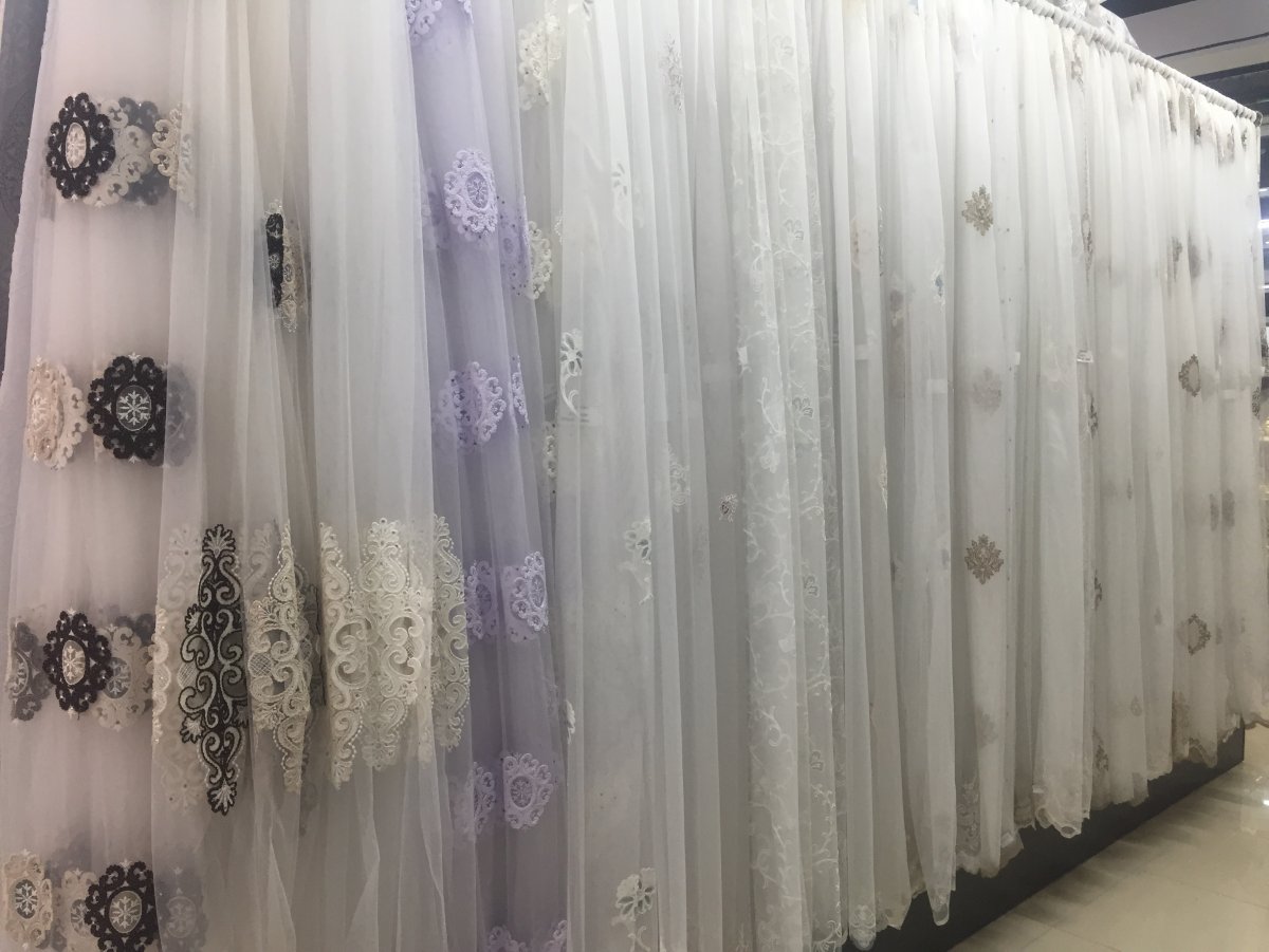 Тюль занавеска Mesh embroiddery Curtain 140*260 модель gzg134-3 Royal Union