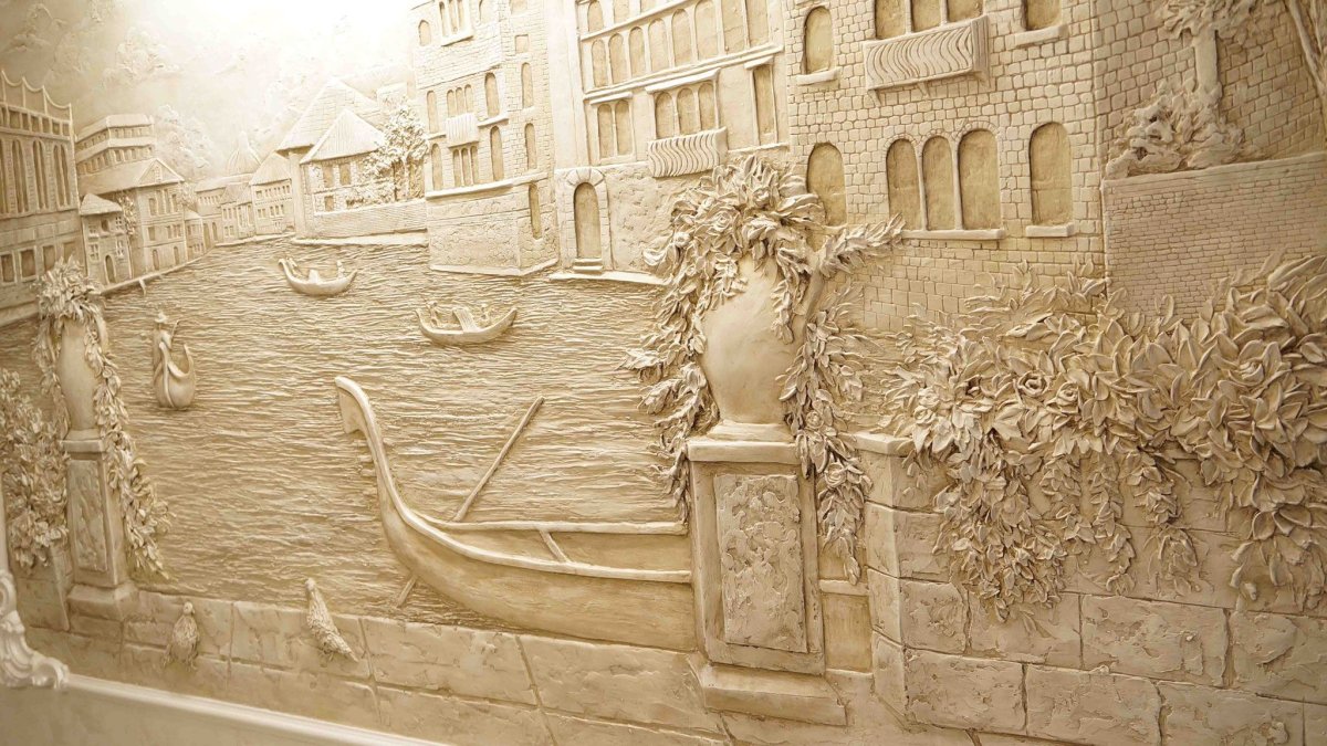 Барельеф Магнолия